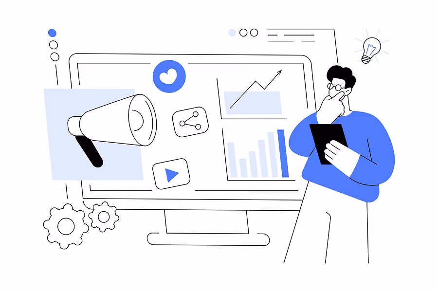 Diagram highlighting key steps in the Perfometrics growth methodology.