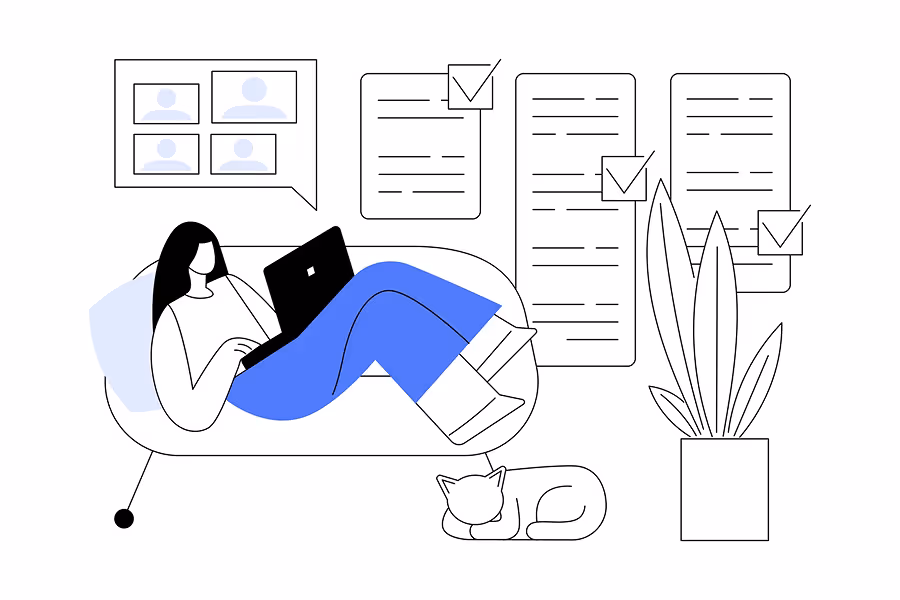 Graphic representing content performance and engagement metrics.